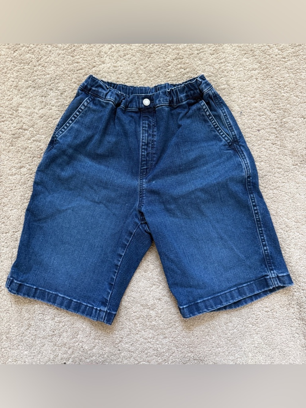 UNIQLO Kids Dark Blue Denim Shorts